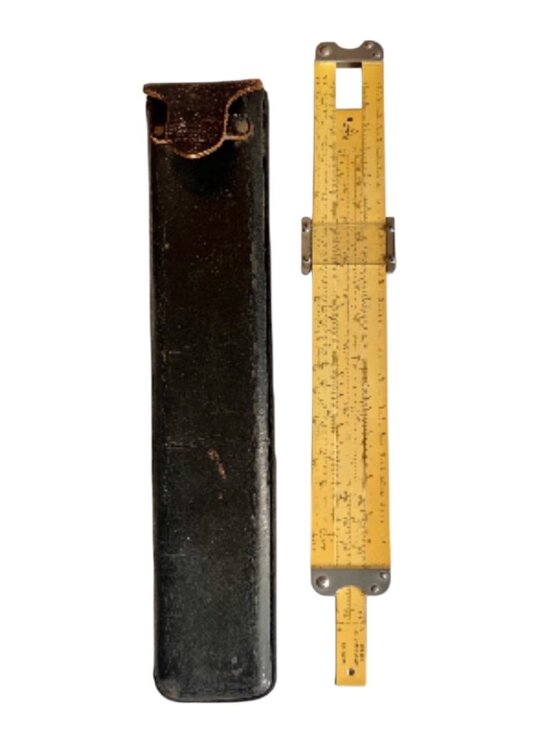 Pickett Other - Pickett 500 Ortho-Phase Log Log Slide Rule Orig Case 1940-1950s Collectible